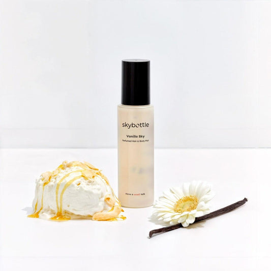 Skybottle Hair Perfume & Body Mist with Vanilla Gourmet Scent.