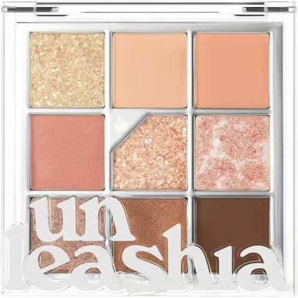 UNLEASHIA Glitterpedia Eye Palette  No.3 All of Coralpink.